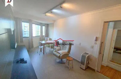 Apartamento com 1 dormitório para alugar, 50 m² - bairro jardim - santo andré/sp