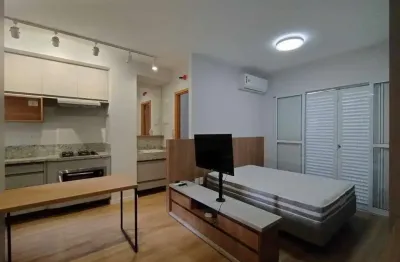 Apartamento com 1 dormitório para alugar, 30 m²- jardim - santo andré/sp