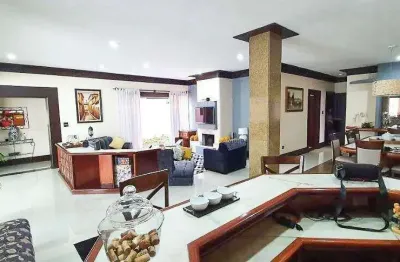 Casa com 3 dormitórios para alugar, 384 m² - vila bastos - santo andré/sp