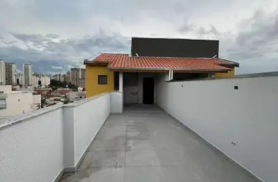 Cobertura com 2 dormitórios, 100 m² - vila são pedro - santo andré/sp