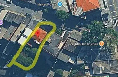Terreno localizado no bairro sacadura cabral em santo andré, possui 375m² área total .