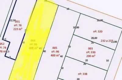 Terreno à venda na Rua Alenquer, Paraíso, Santo André