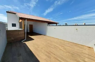 Cobertura com 2 dormitórios à venda, 100 m² - bairro campestre - santo andré/sp