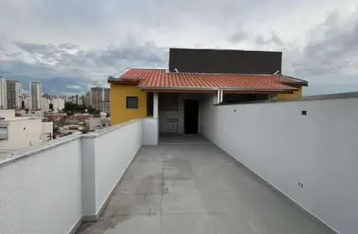 Cobertura com 2 dormitórios, 92 m² - vila são pedro - santo andré/sp