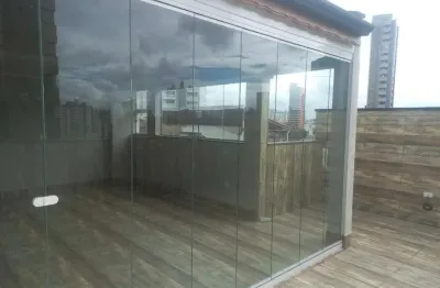 Cobertura com 2 dormitórios à venda, 139 m² - vila alpina - santo andré/sp