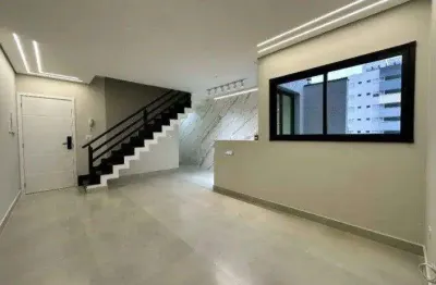 Cobertura com 3 dormitórios à venda, 140 m² - bairro jardim - santo andré/sp