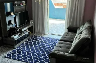 Sobrado com 3 dormitórios à venda, 95 m² - bairro jardim do estádio - santo andré/sp