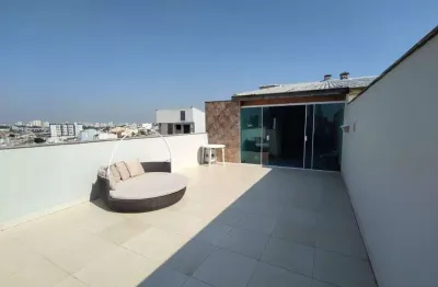 Cobertura com 3 dormitórios à venda, 220 m² - bairro campestre - santo andré/sp