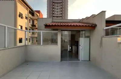 Cobertura com 2 dormitórios à venda, 89 m² - bairro campestre - santo andré/sp