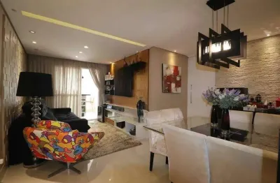 Apartamento com 3 dormitórios à venda, 93m² - bairro vila valparaíso - santo andré/sp