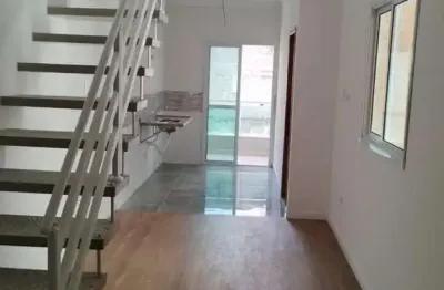 Cobertura com 2 dormitórios à venda, 96 m² - vila pires - santo andré/sp