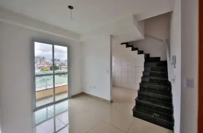 Cobertura com 2 dormitórios à venda, 88m² - bairro jardim ocara - santo andré/sp
