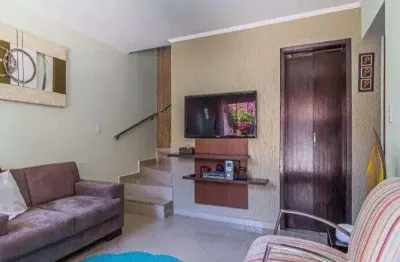 Sobrado com 3 dormitórios à venda, 74 m² - bairro santa maria - santo andré/sp