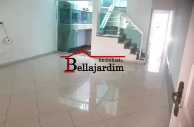 Sobrado para alugar com 3 suítes - bairro pinherinho, santo andré/sp