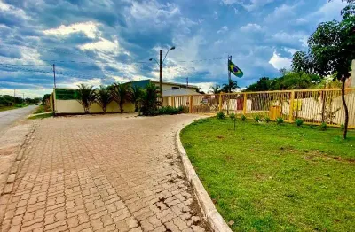 Residencial parque nacional  - lote plano com 550m2, murado e casa simples !