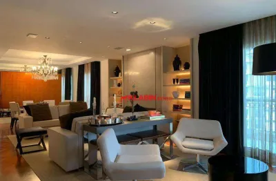 Apartamento de 3 quartos sendo 3 suítes + escritório com 4 vagas de garagem em andar alto com vista panorâmica - 238m² de área útil - chácara klabin
