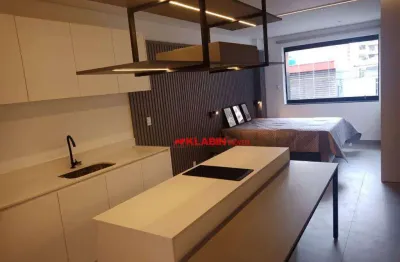 Studio com 1 dormitório para alugar, 34 m² por r$ 4.500,00/mês - moema - são paulo/sp