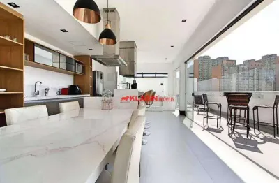 Cobertura à venda na vila mariana com 3 suítes, 212m2, 4 vagas, jacuzzi e lazer completo