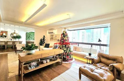 Apartamento com 4 dormitórios à venda, 202 m² por r$ 3.300.000,00 - campo belo - são paulo/sp