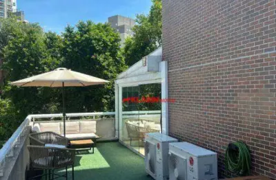 Apartamento garden com 1 dormitório à venda, 148 m² por r$ 1.895.000 - vila mariana - são paulo/sp