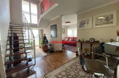 ** lindo apartamento duplex com 132m² de área privativa - varanda gourmet - 3 dormitórios sendo 1 suíte com 3 vagas de garagem - lazer de clube **