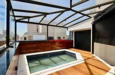 Cobertura com 315m²,  moema pássaros, fora da rota, 3 suítes, 4 vagas