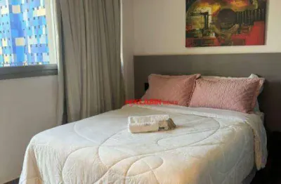 Studio com 1 dormitório para alugar, 28 m² por r$ 4.590,00/mês - cerqueira césar - são paulo/sp