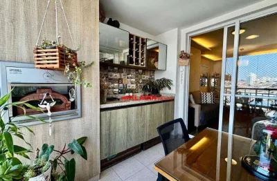 Belíssimo apartamento, 2 quartos, suíte, 65m² 2 vagas, lazer completo