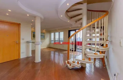 Cobertura duplex com 278m² de área útil com lazer privativo (piscina e área gourmet) - 4 dormitórios sendo 2 suítes com 4 vagas de garagem