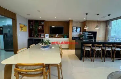 Apartamento com 3 dormitórios à venda, 160 m² por r$ 2.690.000,00 - chácara inglesa - são paulo/sp