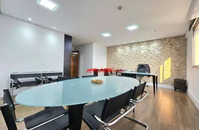 Conjuntos/salas comercial com 151m² de área útil com 4 vagas de garagem e manobrista - excelente localização em moema à 500m da estação eucaliptos