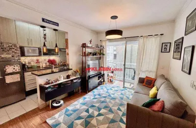 Apartamento de 2 quartos com 56m² de área útil - 1 vaga de garagem - magnífica área de lazer (clube) e localização - 120m do metrô paraíso