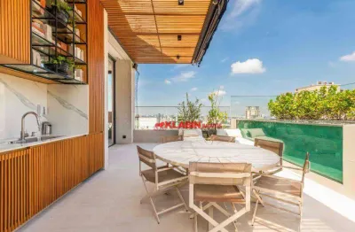Cobertura com 4 dormitórios à venda, 408 m² por r$ 21.000.000,00 - jardim paulista - são paulo/sp