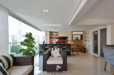 Apartamento com 3 dormitórios à venda, 162 m² por r$ 2.950.000,00 - chácara klabin - são paulo/sp