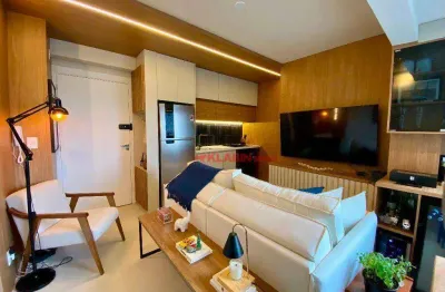 Apartamento mobiliado, 1 suíte — 10º andar, condomínio completo | r$ 600 mil