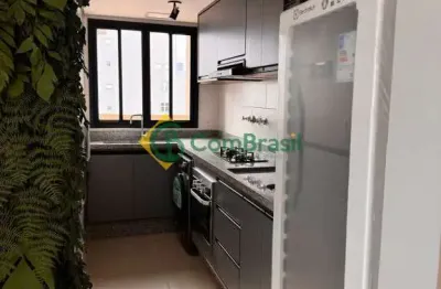 Apartamento mobiliado com 1 dormitório, centro, mogi das cruzes