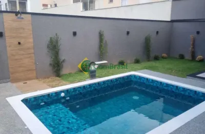 Casa térrea nova com suítes, piscina, área gourmet para venda em condomínio fechado - mogi das cruzes