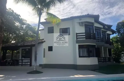 Casa para venda em camaçari, busca vida (abrantes), 4 dormitórios, 2 suítes, 5 banheiros, 5 vagas