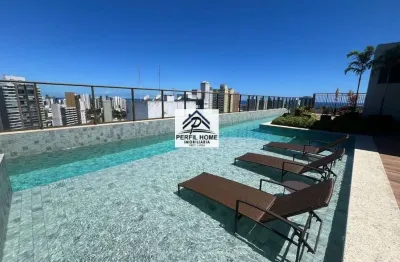 Apartamento mobiliado para venda em salvador, pituba, 1 dormitório, 1 banheiro, 1 vaga