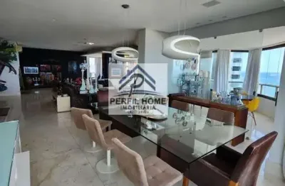 Apartamento para venda em salvador, ondina, 3 dormitórios, 3 suítes, 4 banheiros, 5 vagas
