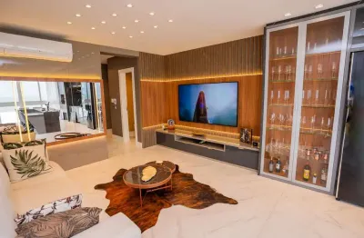 Brava prime residence, apartamento de luxo com 3 suítes frente mar na praia brava