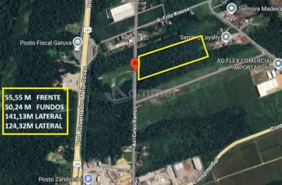 Terreno industrial de 6.774m² para venda garuva-sc, bairro urubuquara: oportunidade imperdível!
