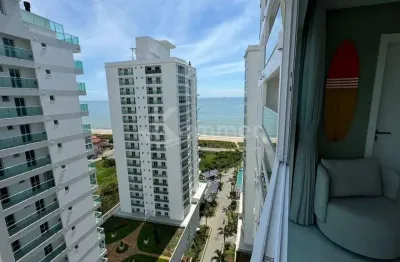 Apartamento mobiliado e decorado em home club frente mar em balneário piçarras