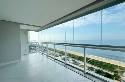 Apartamento frente mar alto padrão em balneário piçarras, com 140m2, 3 suítes, 2 vagas, lazer completo