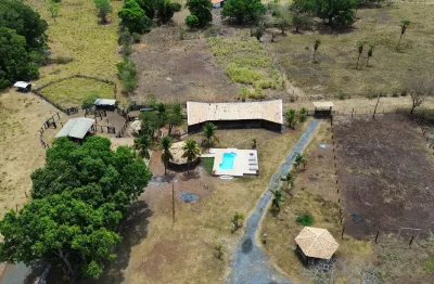 Pega 70% em permuta - fazenda estilo hotel fazenda de 100 hectares - br163