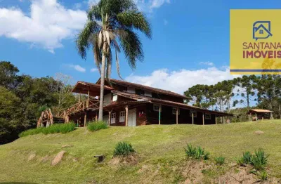 Chácara com 6 dormitórios à venda, 24200 m² por r$ 1.450.000,00 - bateias - campo largo/pr