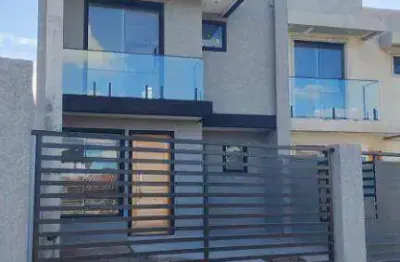 Sobrado com 3 dormitórios à venda, 89 m² por r$ 470.000,00 - conjunto águas claras - campo largo/pr