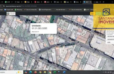 Terreno para alugar, 600 m² por r$ 1.500/mês - centro - campo largo/pr