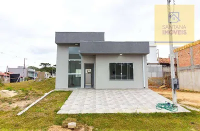Casa com 3 dormitórios à venda, 63 m² por r$ 360.000,00 - vila glória - campo largo/pr