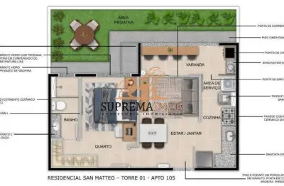 Apartamento com 1 dormitório à venda, 34 m² por r$ 255.690,00 - jardim pagliato - sorocaba/sp